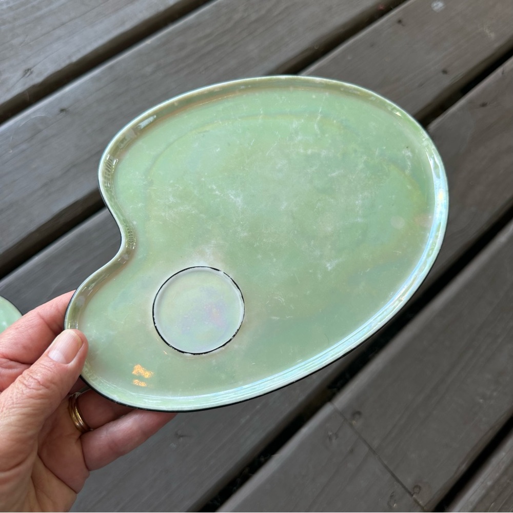 Atlas Lusterware Snack Plates (4) - Picture 3 of 8